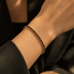 The Classic Tennis Bracelet - Noir
