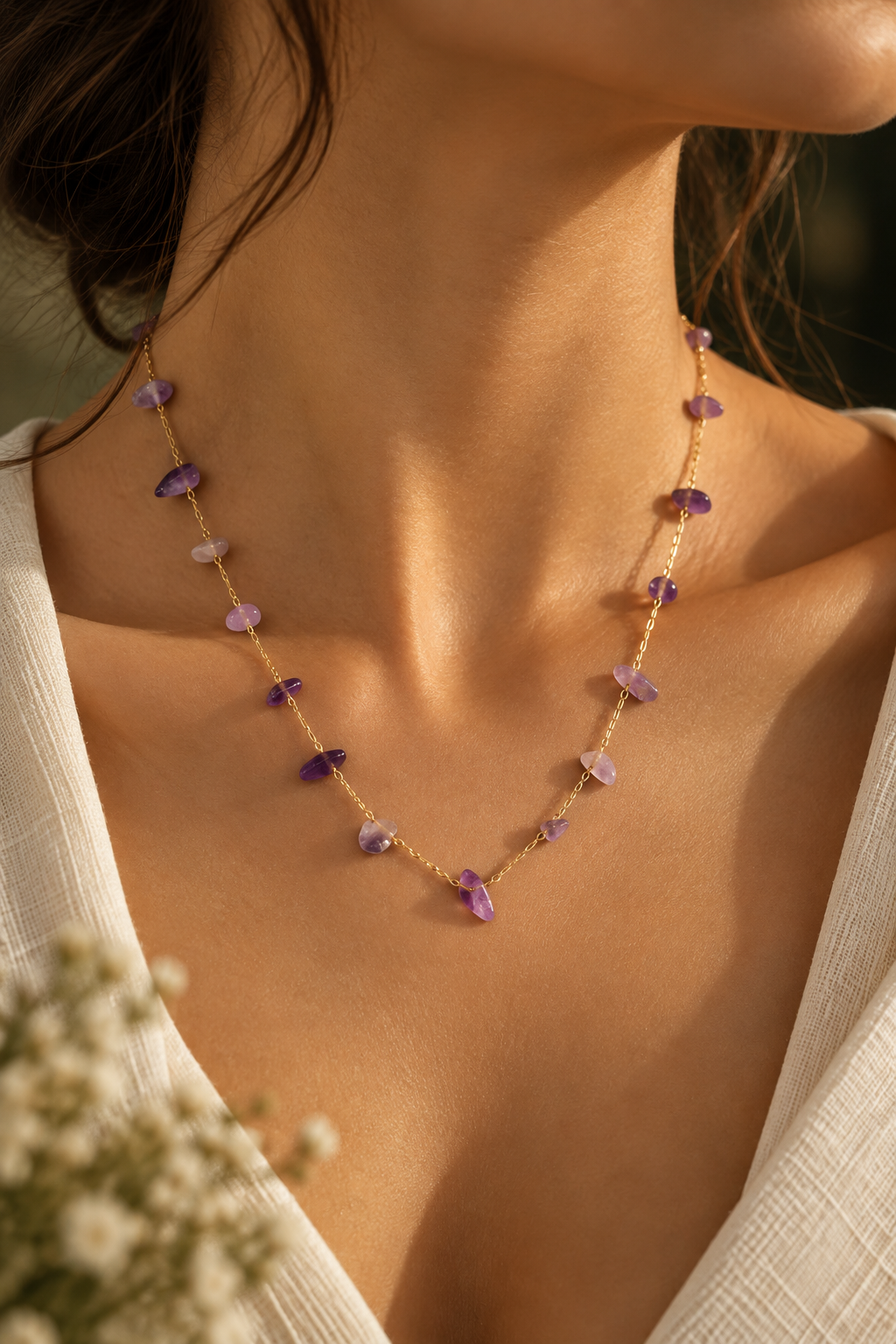 The Amethyst Drift Necklace