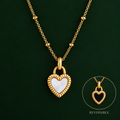 Reversible Heart Pendant Necklace