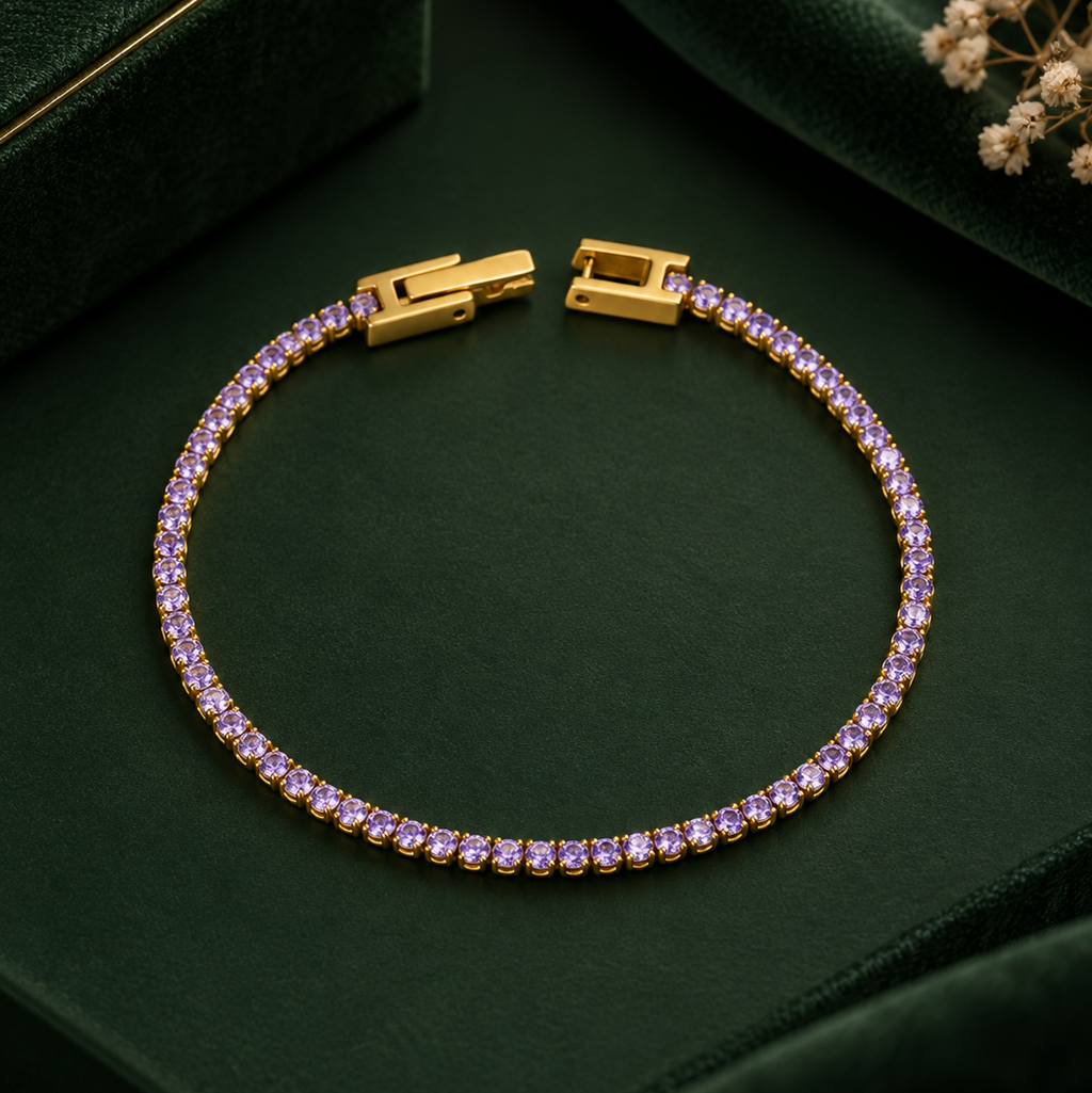 The Classic Tennis Bracelet - Lavender