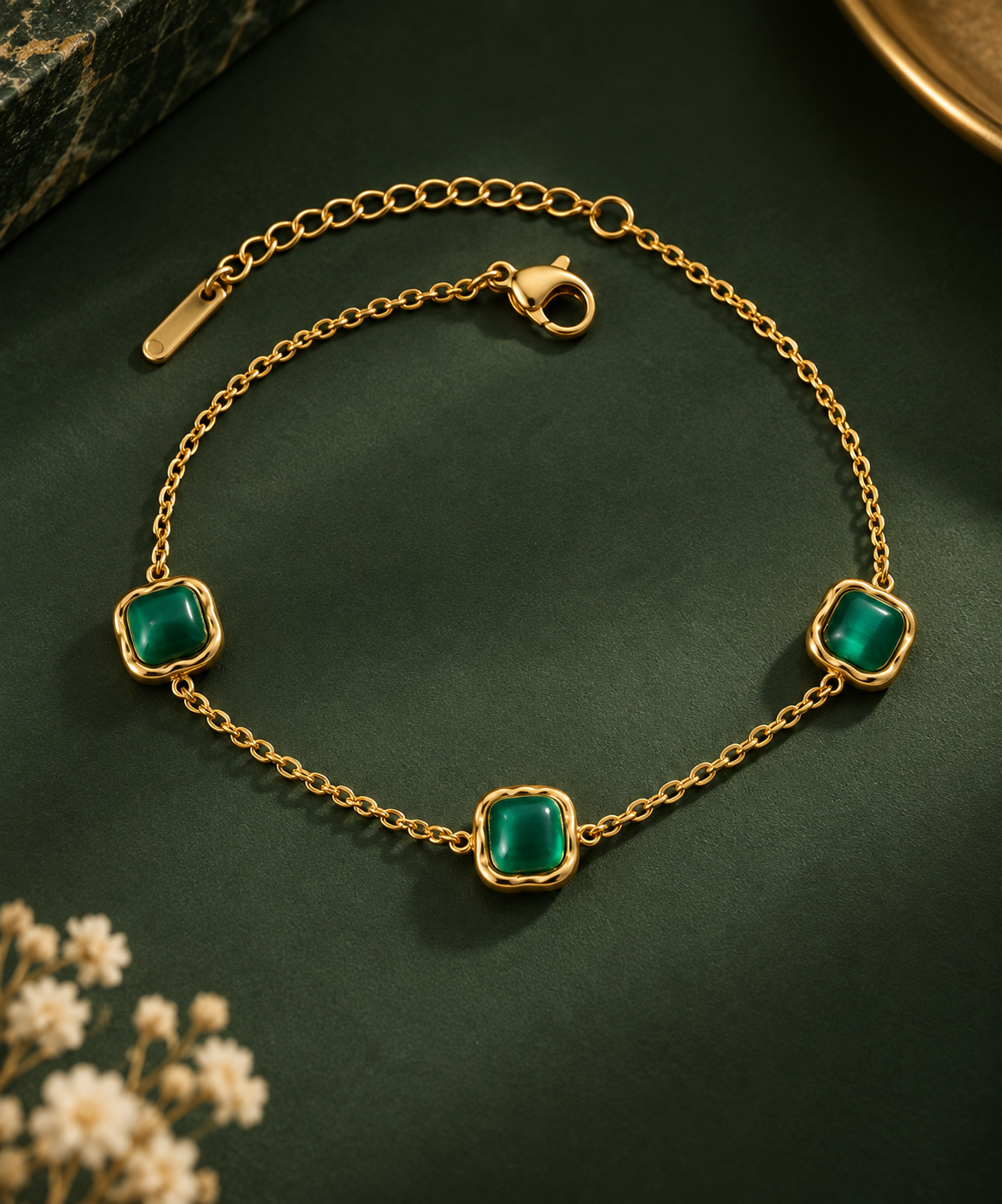 The Sunstone Bracelet - Green