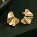 Sculpted Wave Earrings