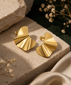 Sculpted Wave Earrings