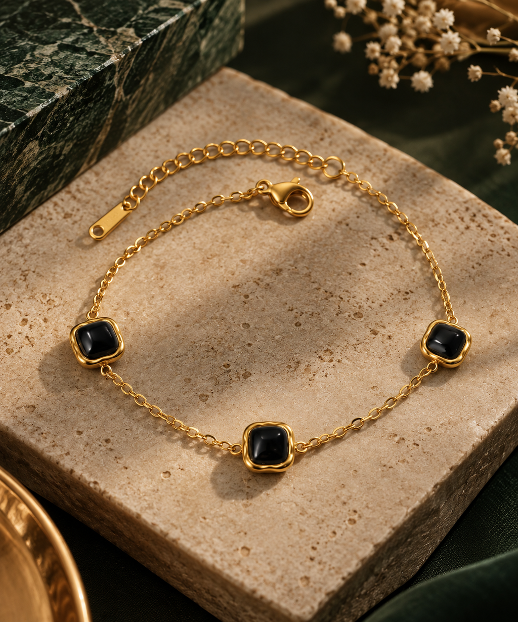 The Sunstone Bracelet - Black
