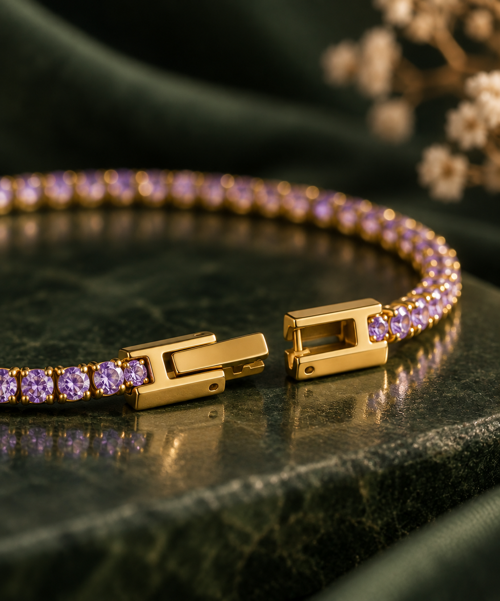 The Classic Tennis Bracelet - Lavender