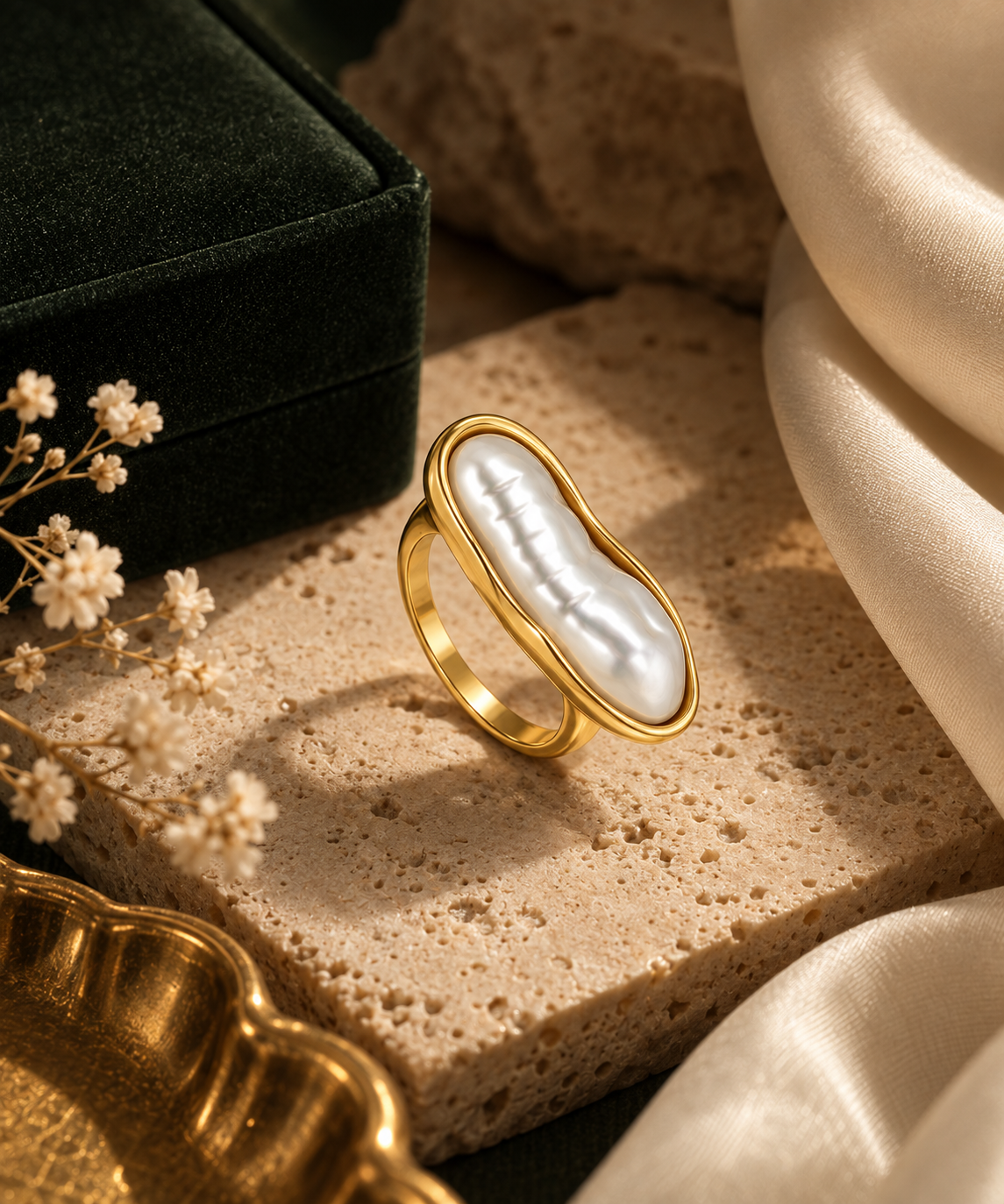 Pearl Sculpted Ring