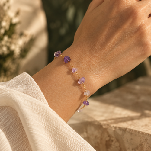 The Amethyst Drift Bracelet